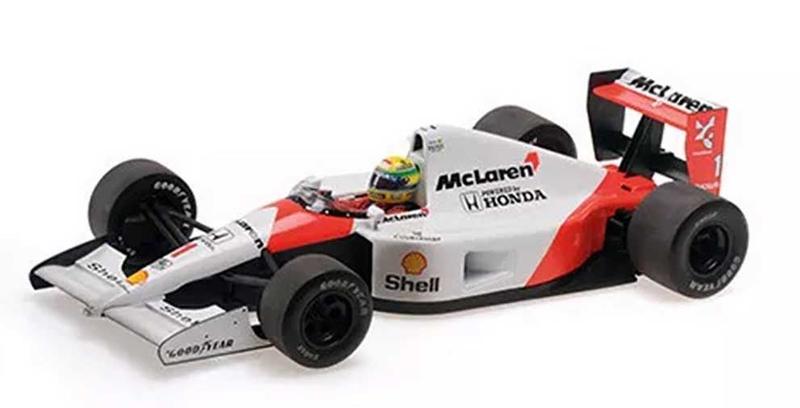 F1 Honda McLaren MP4/6 1 Ayrton Senna Campeão 1991 1/18